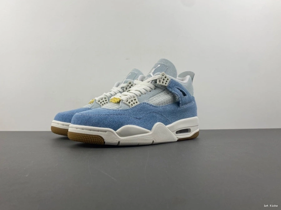 "Worn Jordan 4 Denim Air IB6716-100 Blue" 1108